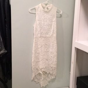 ASTR white lace dress